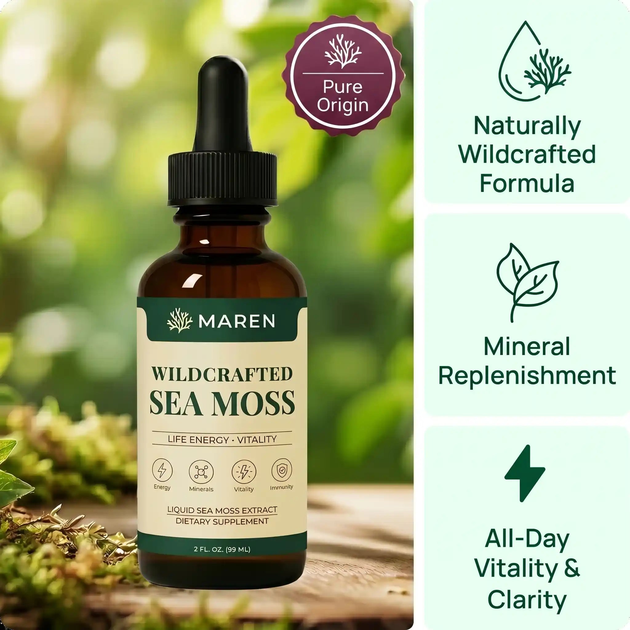 Wildcrafted Sea Moss Drops