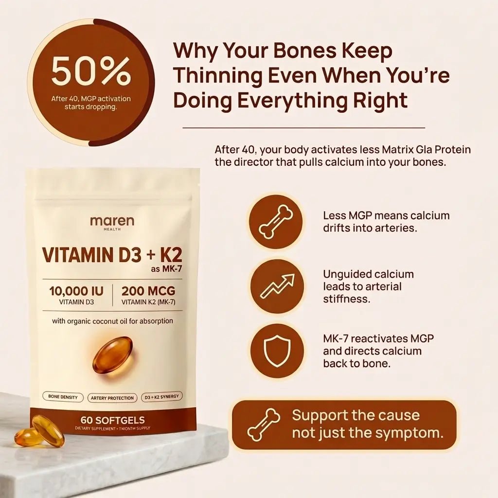 Oil - Infused D3 + K2 — 200mcg MK - 7 - Maren Health
