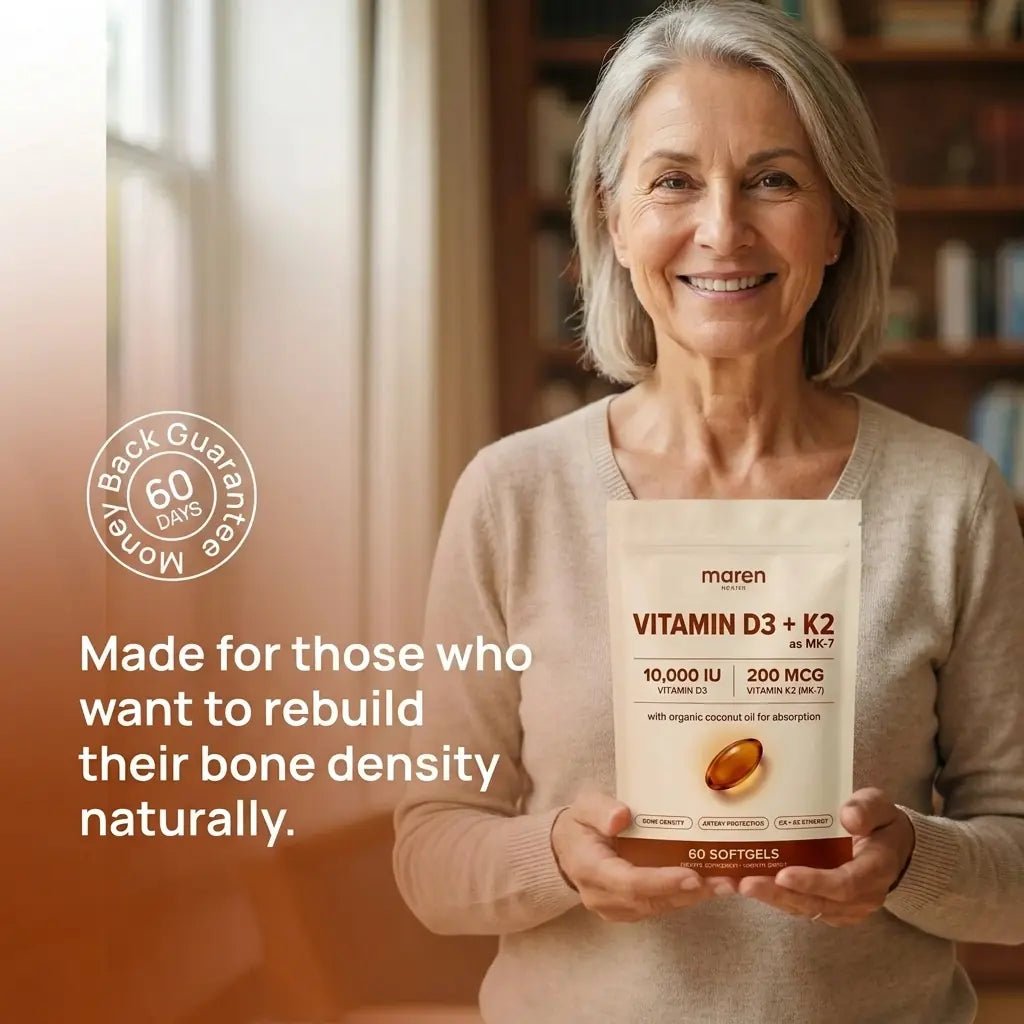 Oil - Infused D3 + K2 — 200mcg MK - 7 - Maren Health